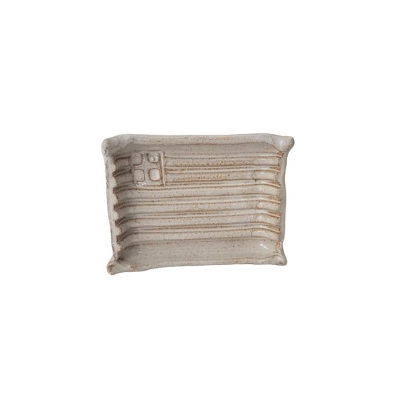 Studio Pottery Soap Dish - Picture 2 of 5